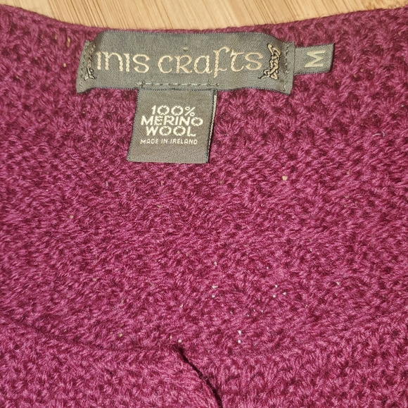 Inis crafts merino wool cardigan - Picture 4 of 4